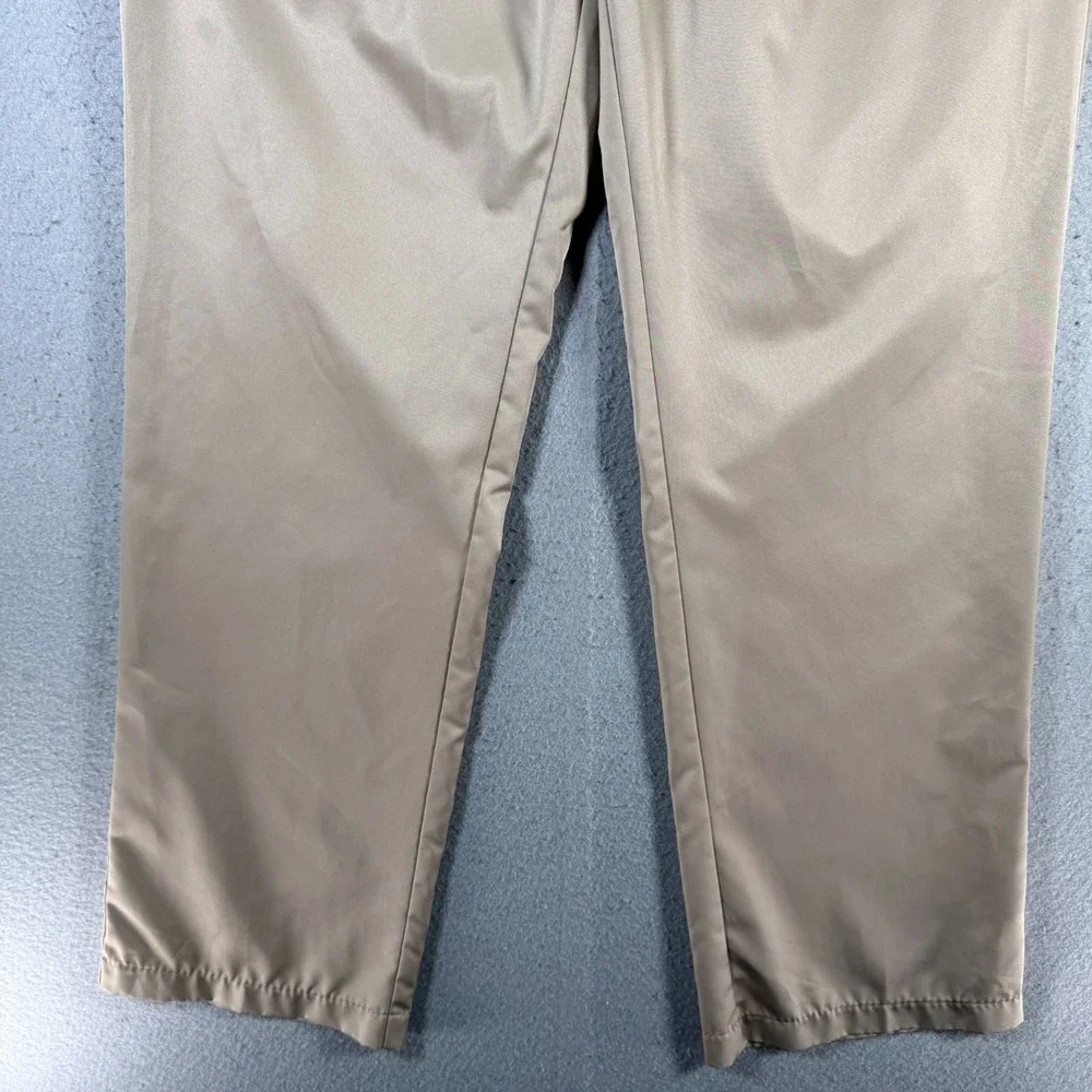 Adidas Climalite‎ Chino Pants Mens 35x34 Brown Straight Leg Golf Active Comfort